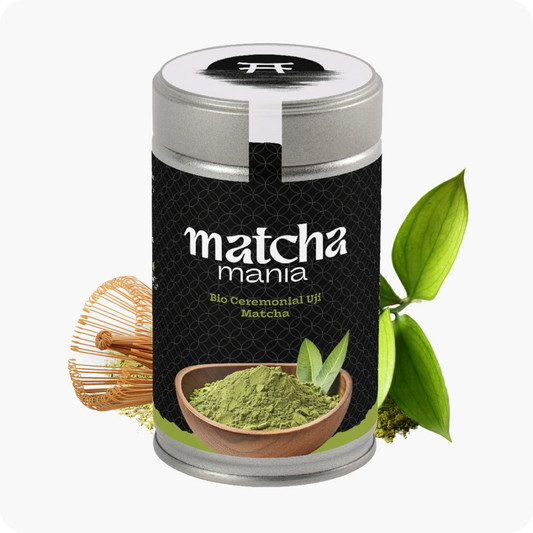 Bio Ceremonial Uji Matcha Tee Pulver in Dose