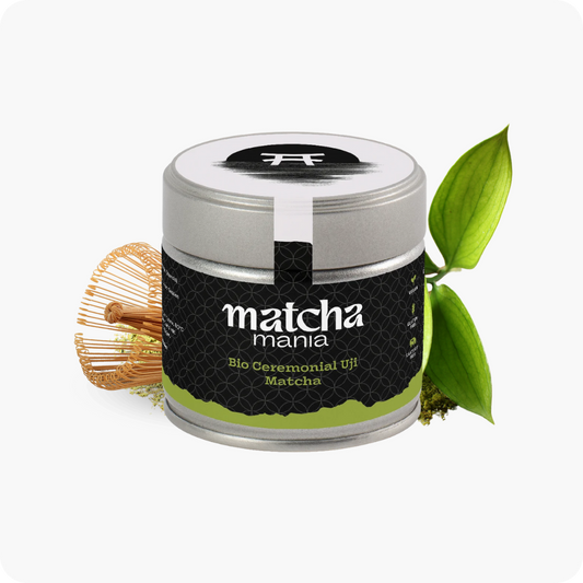 Bio Ceremonial Uji Matcha Tee Pulver in kleiner Dose