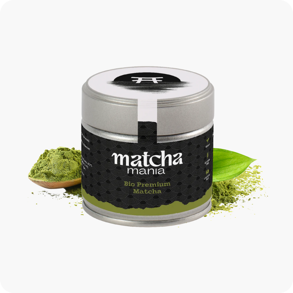 Bio Premium Grade Matcha Tee Pulver (30g) Frontseite