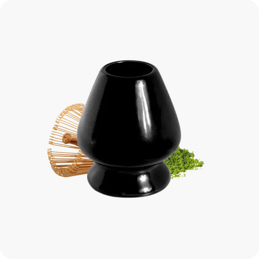 Matcha Besen Halter in Schwarz Kusenaoshi